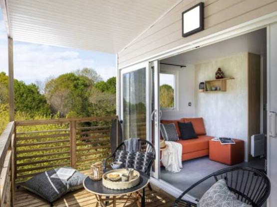 Mobile-home 24m² Comfort (2 bedrooms) covered terrace 7,5m²