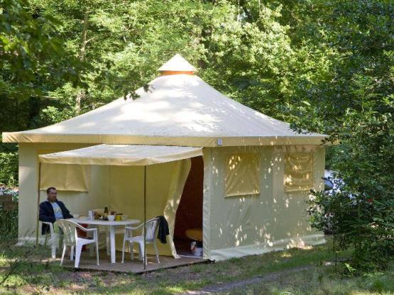 Zeltbungalow FUNFLOWER ECO 20m² - 2 Zimmer - ohne Sanitäranlagen