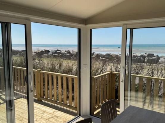 Mobilheim Premium Terrasse Meersicht