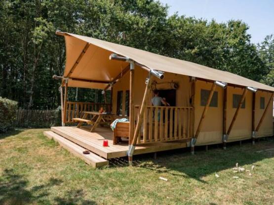 ZELT - 2 Schlafzimmer - 1 Badezimmer - SAFARI LODGE - 35 m² -