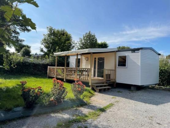 Mobilheim Confort Plus - 3 Schlafzimmer - Halbüberdachte Terrasse