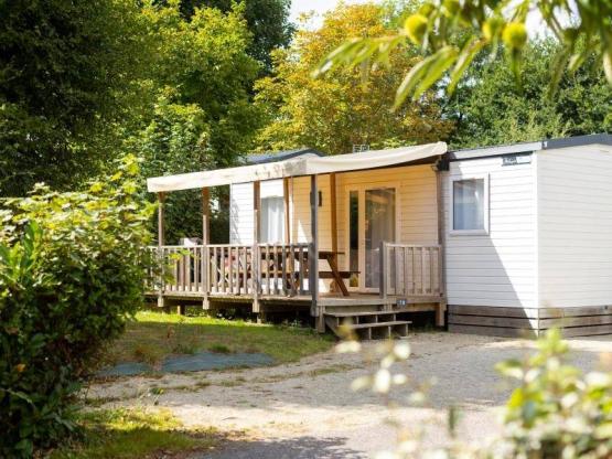 Mobilheim Confort Plus - 3 Schlafzimmer - Halbüberdachte Terrasse