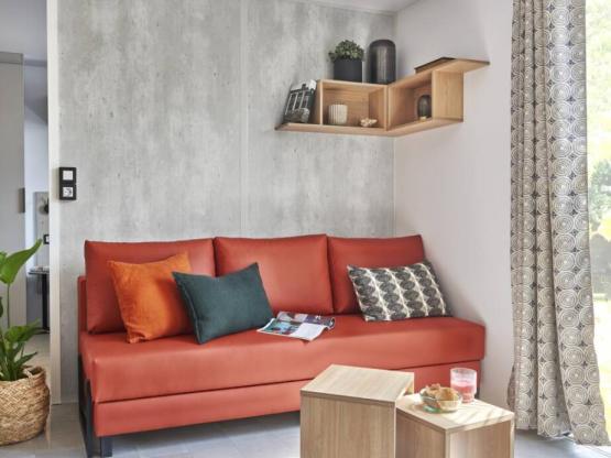 M-home LUXE 3 Schlafzimmer (Klimaanlage - Spüllmachine - TV - überdachte Terrasse 17m² - Größe 34m²)