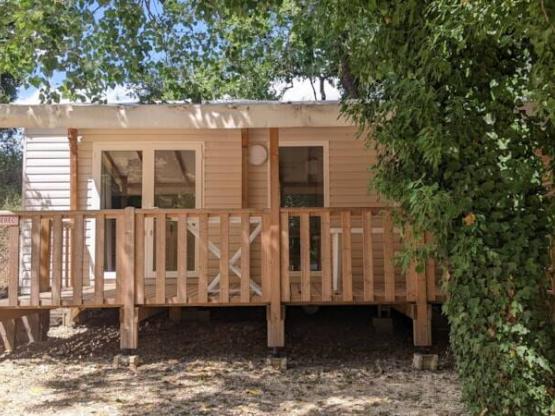 Mobilheim PRESTIGE - 2 Zimmer mit allem Komfort Klimaanlage - TV-