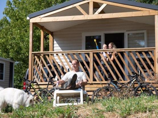 Mobilheim - Type Pommier mit Flussansicht - 2 zimmer