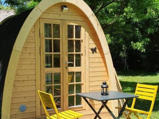 Außergewöhnliches Holzchalet für 1/2 Personen