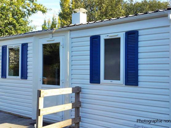 Stacaravan 1er prix - 2 slaapkamers