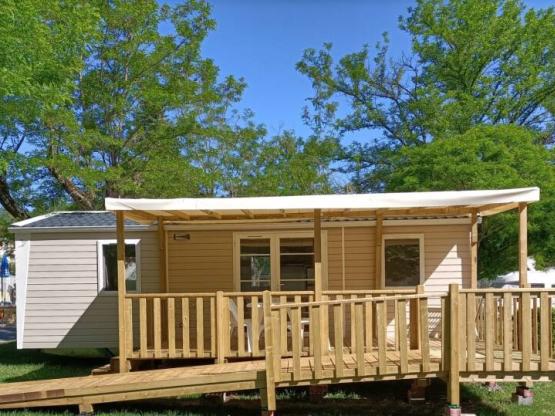 S-Behindertengerechtes Mobilheim klimatisiert