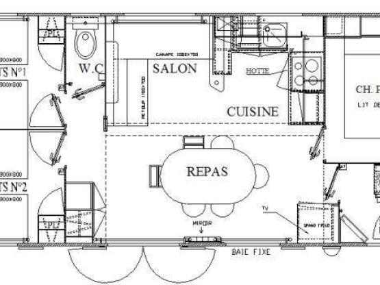 Mobil home Premium FLORES 3 Schlafzimmer
