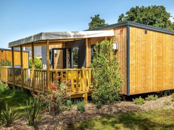 Cottage CONFORT PREMIUM  2 Schlafzimmer / 2 Bäder + Überdachte Terrasse + TV (32m²/2022)