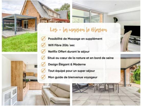 Charmantes Haus mit Blick auf die Seine