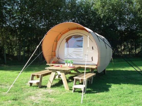 Ongewone accommodatie - canvas tent - 4m²