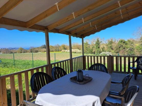 Mobilheim COMFORT  MEERBLICK 3 Schlafzimmer +  überdachter terrasse