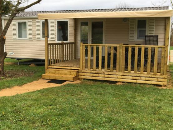 MOBILHOME TONGA CONFORT 3 CHAMBRES (climatisé) location à la nuitée