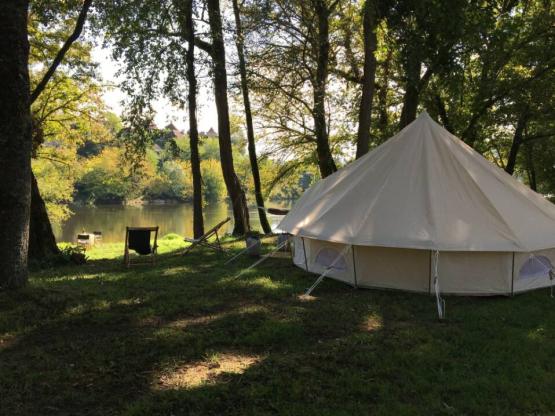 Stellplatz BIVOUAC espace NATURE Flussufer ohne Strom