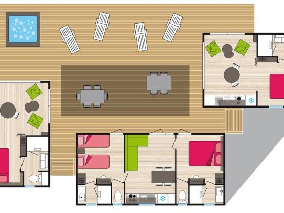 Premium - Les Gorges d'Héric - 75 m2 - 4 Schlafzimmer - 4 badezimmer - spa -