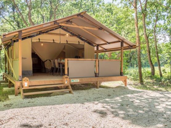 Lodge Kenya 34m² 2 Schlafzimmer - überdachte Terrasse