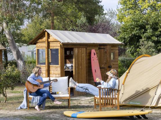 Forfait Premium ausgestattet mit einem privaten Sanitärbereich + Küche