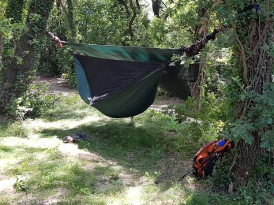 Nur im Zelt - Radfahrer oder Wanderer