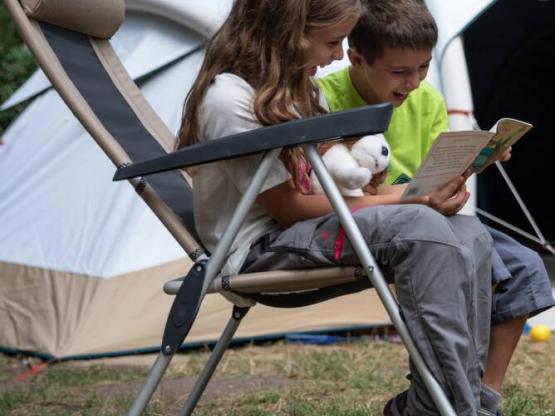 Zelt fertig zum Zelten ohne Toilette