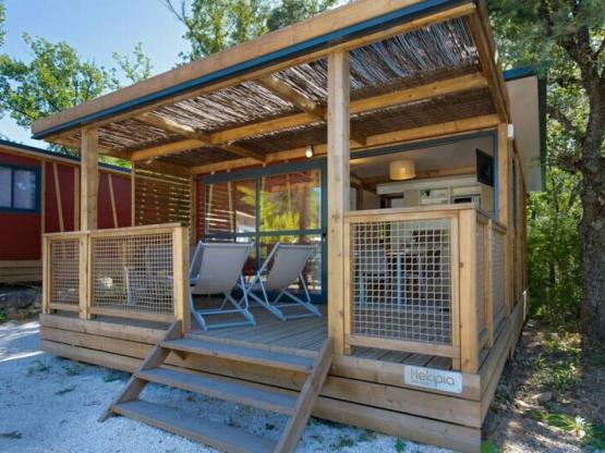 Hütte Mistral 25m² - klimatisiert - 2 Schlafzimmer - Terrasse 12m² 4/5 per