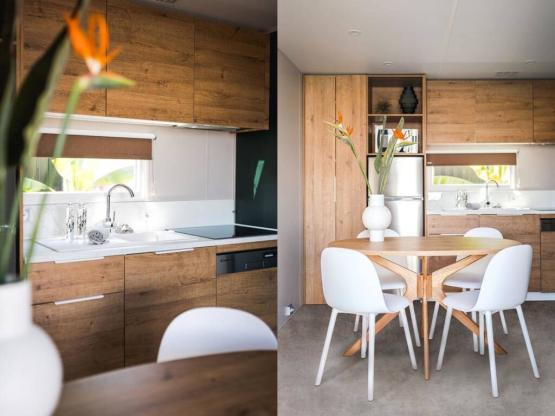 Ferienhaus Althéa 33m² 2 Schlafzimmer 2 Badezimmer + Klimaanlage + TV