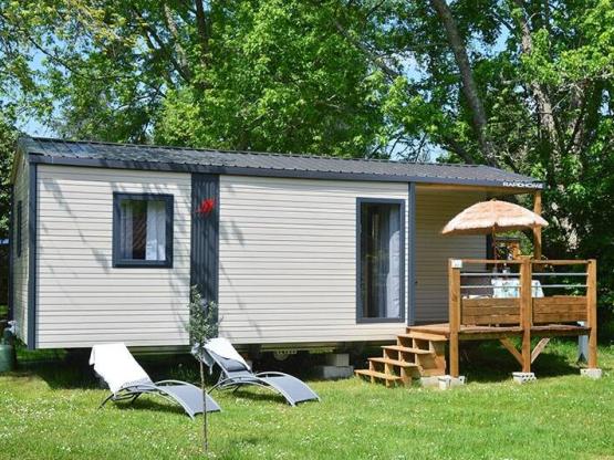 Mobilheim L'ACACIA (2 Zimmer)letzte Generation (2023) -integrierte Terrasse - TV