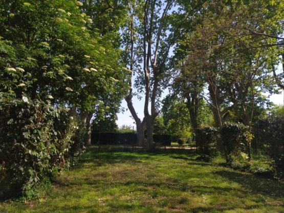 Lage für einen einzelnen Wanderer, zu Fuß oder mit dem Fahrrad.