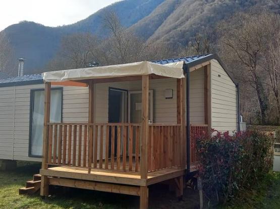 Mobilheim 2 Schlafzimmer + überdachte Terrasse  - BERGAME 2023