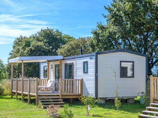 Stacaravan Premium 32m² - 3 Slaapkamers - Overdekt terras - TV - Handdoeken