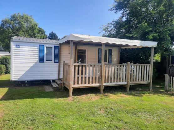 Mobile Home Komfort 28m² - 2 Zimmer - Überdachte Terrasse - TV - Geschirrspüler