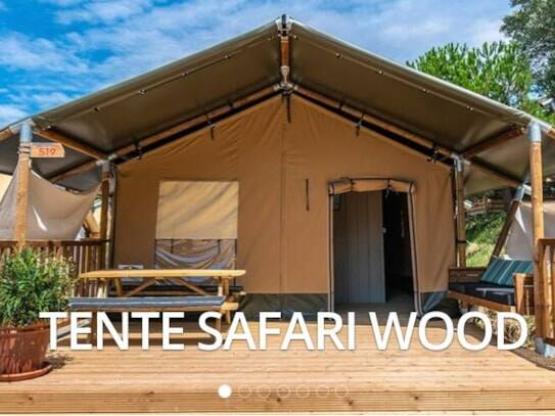 Safari lodge tent, without private faicilities, 25m² + 15m²