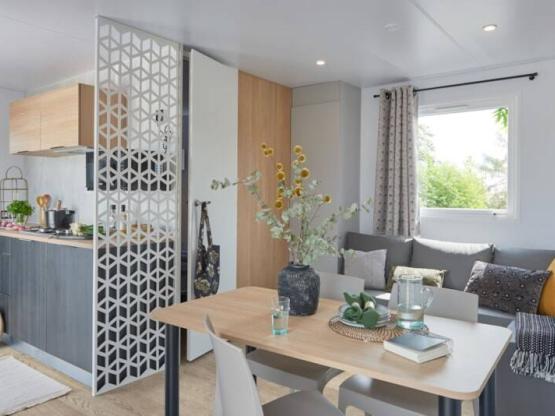 Nieuw 2023 ! Stacaravan 32 m² -In het hart van een premium perceel !2 slaapkamers -Groot terras