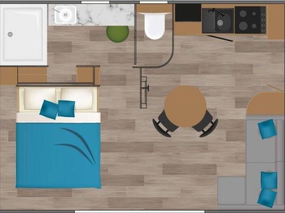 Cottage MALIBU SUITE PREMIUM - 1 Schlafzimmer + 1 Badezimmer, jacuzzi