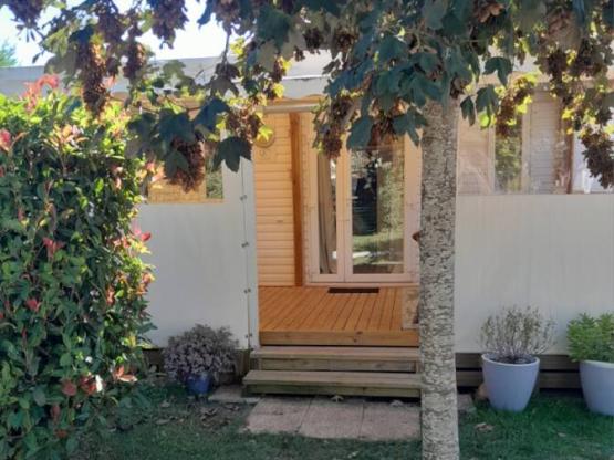 MOBILHOME KLIMAANLAGE 2 Schlafzimmer große Terrasse