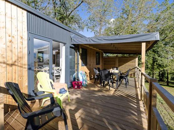 Stacaravan Lacave Premium - (3 slaapkamers) - TV - airconditioning - Afwasmachine - 2 badkamers