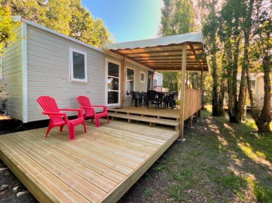 Mobilheim Premium - 35m² - Klimaanlage - 3 Schlafzimmer - große Terrasse -