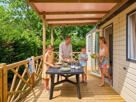 Mobile-Home -Modulo - 2 Schlafzimmer mit Klimaanlage und Fernsehen