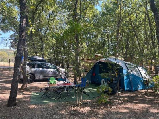 Stellplatz medium für Zelt/Van <6m  (mit Strom)