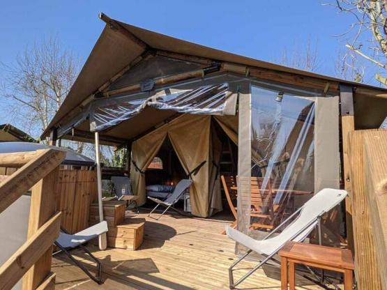 LODGE ON PILOTIS XXL - 55m² - 2 habitaciones (jacuzzi opcional)