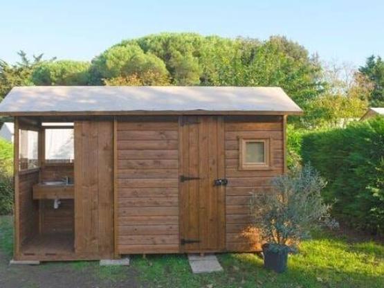 Standplaats meet privé sanitair