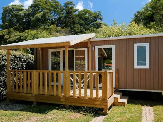 Mobil-home FAMILY RIVIERA+ 26m2, 2 zimmer, Halb Gedeckte Terrasse