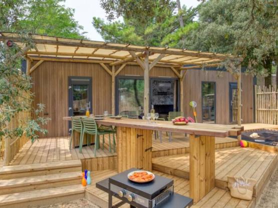 Mobilheim Otello mit Klimaanlage 6 personen - 40 m² - 3 Schlafzimmer