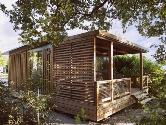 Natuurchalet aan de rivier de Drôme - airconditioning