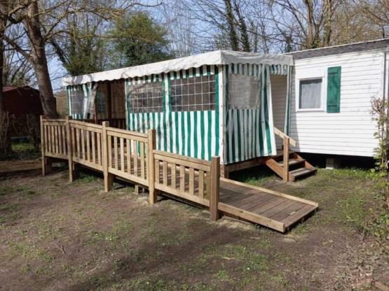 „Komfort-Mobilheim für Personen mit eingeschränkter Mobilität“ 2 Schlafzimmer