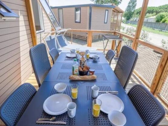 Ultimate Mobile-home Modèle PLUS - 47 m² - 3 Schlafzimmer - Lounge-Terrasse