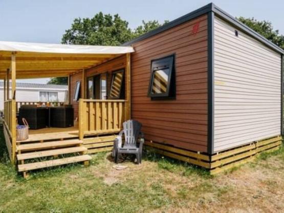 Ultimate Mobile-home Modèle PLUS - 48 m² - 3 Schlafzimmer - Lounge-Terrasse