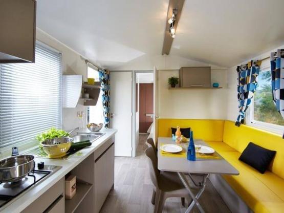 Mobilheim 25m² 2 Zimmer + TV + Klimaanlage