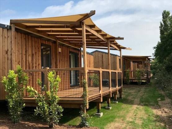 Mobilheim G Confort - 27m² - 2 Schlafzimmer (A/C, TV, Geschirrspüler) -