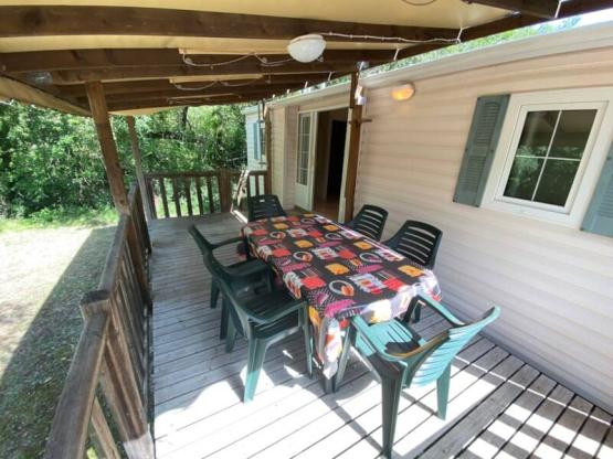 Mobilheim Confort 32m² (4p-2 Zimmer), Klima, TV,